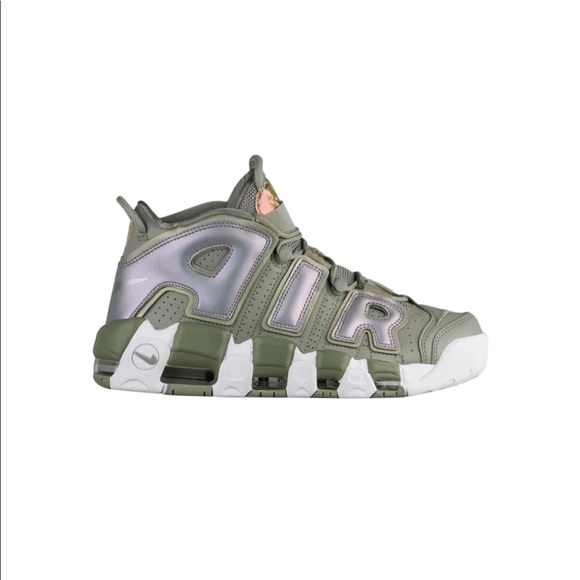 Nike Air Uptempo Olive Iridescent NWOB - Picture 8 of 8